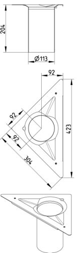 Line Drawing - Intermediate section