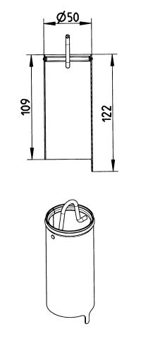 Line Drawing - Spare parts-drain