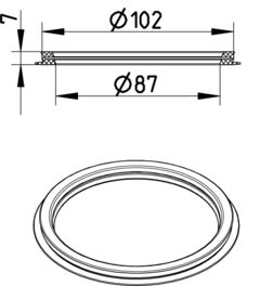 Line Drawing - Spare parts-trap