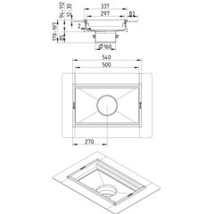 Line Drawing - Kitchen channel-Liquid membrane