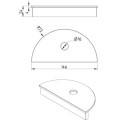 Line Drawing - Grating-Channel-150