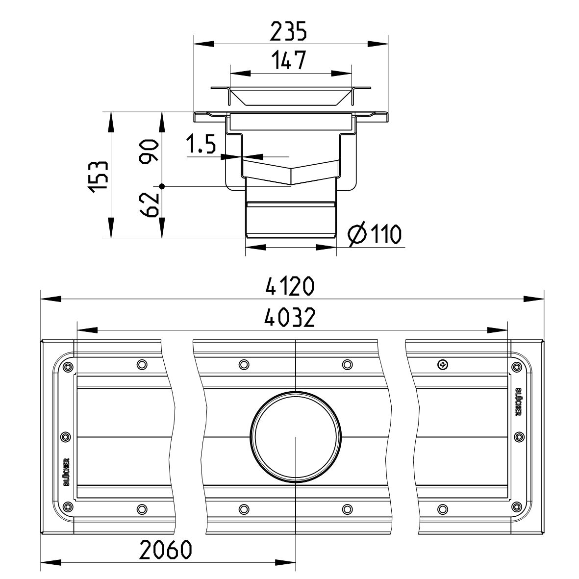 Line Drawing - Channel-Vinyl