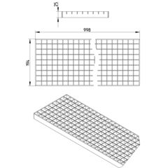 Line Drawing - Grating-Channel-200