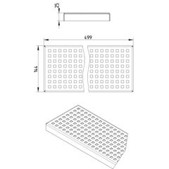 Line Drawing - Grating-Channel-150