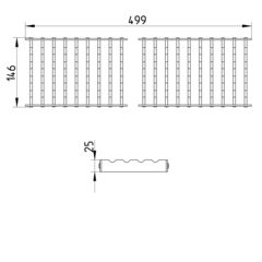 Line Drawing - Grating-Channel-150