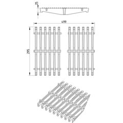Line Drawing - Grating-Channel-300