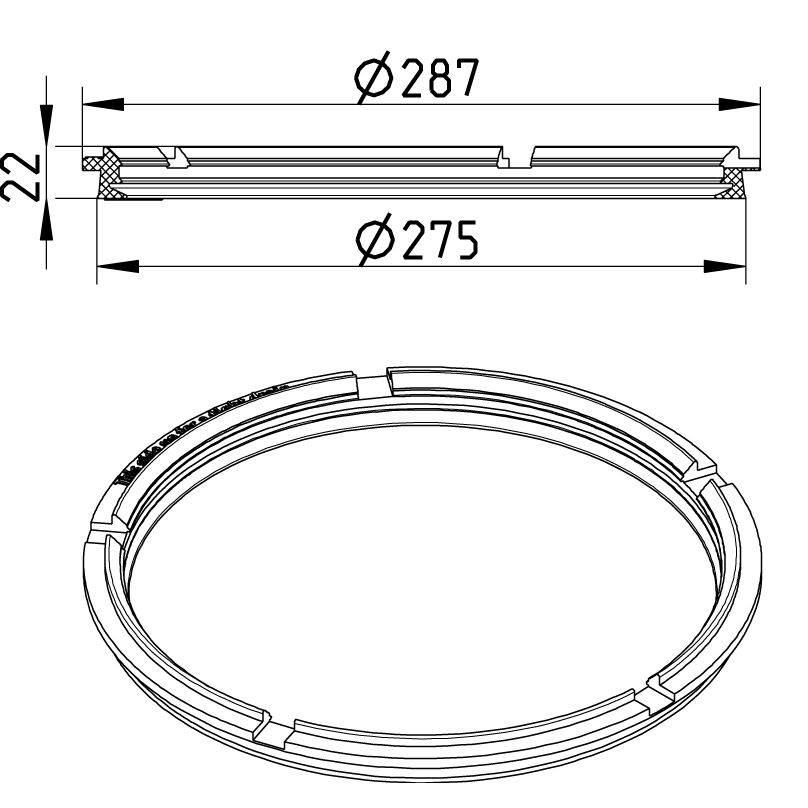 Line Drawing - Spare parts-lower part