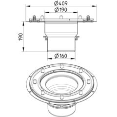 Line Drawing - Intermediate section