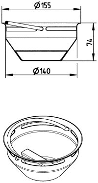 Line Drawing - Sand bucket