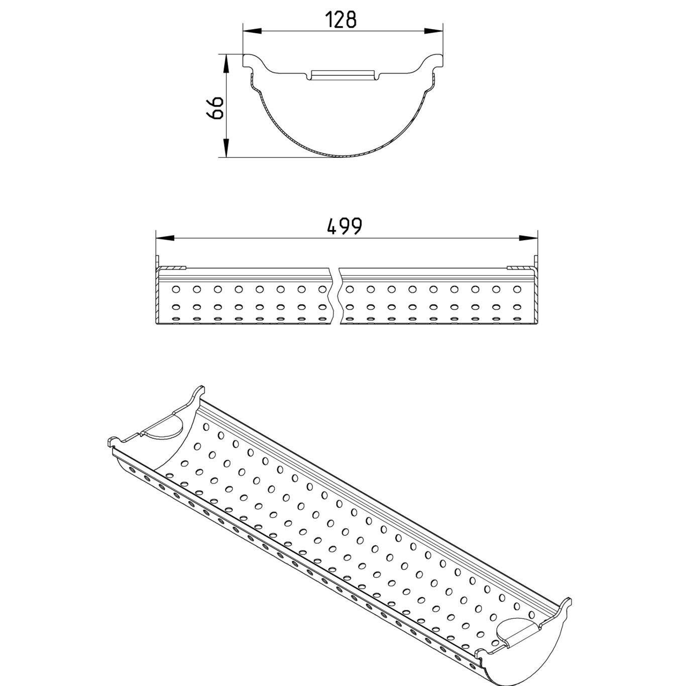 Line Drawing - Filter basket