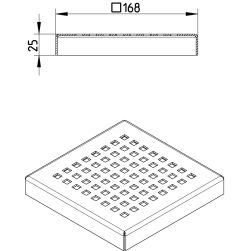 Line Drawing - Grating-Drain-200