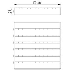 Line Drawing - Grating-Drain-200
