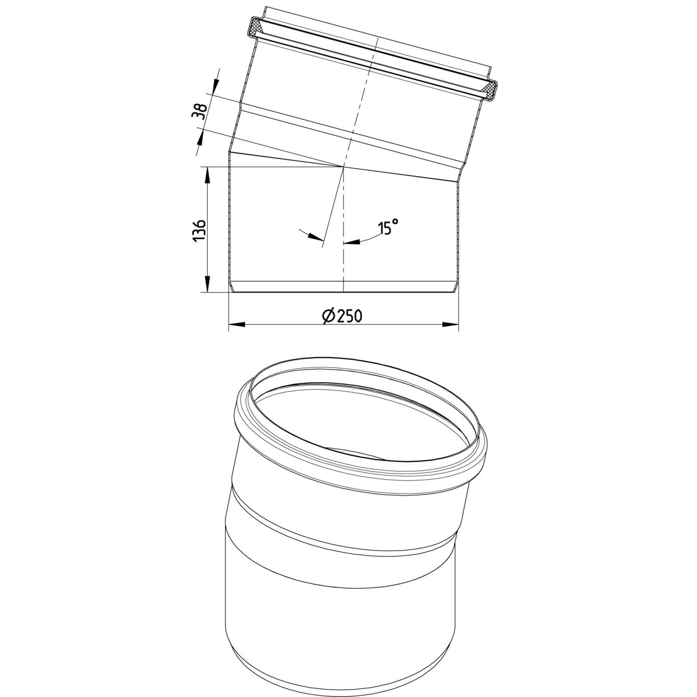Line Drawing - Bend-15
