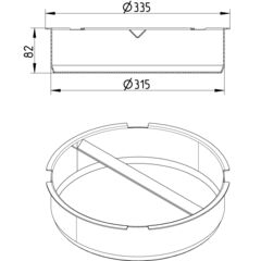 Line Drawing - Socket plug