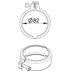 Line Drawing - Joint clamp