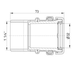 Line Drawing - Spare parts-old-drain