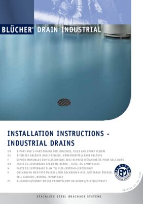 28022_Installation instruction drain Industrial 761375 PL