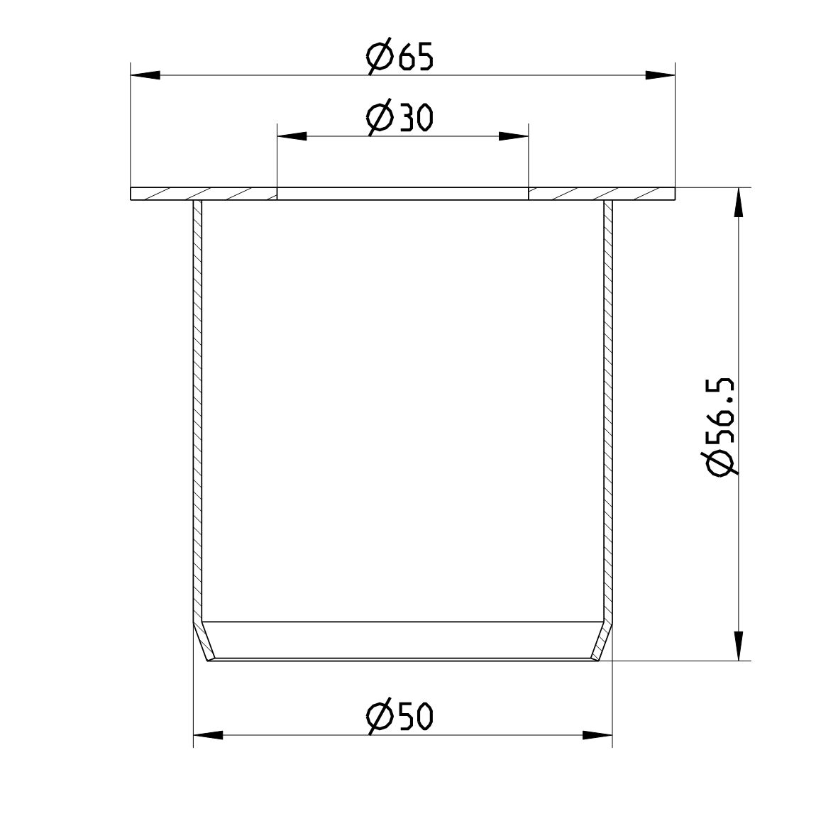Line drawing of an other product from the series Flow Control Unit.