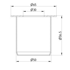 Line drawing of an other product from the series Flow Control Unit.