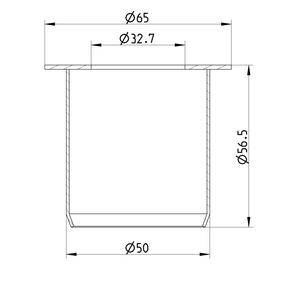 Line drawing of an other product from the series Flow Control Unit.