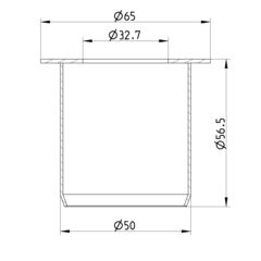 Line drawing of an other product from the series Flow Control Unit.