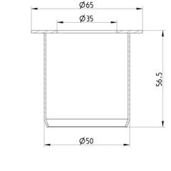 Line drawing of an other product from the series Flow Control Unit.
