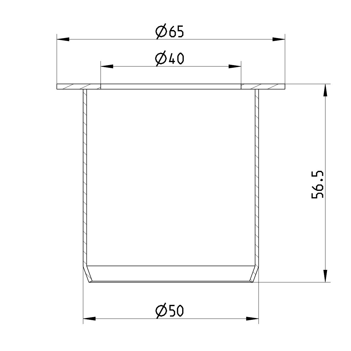 Line drawing of an other product from the series Flow Control Unit.