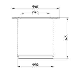 Line drawing of an other product from the series Flow Control Unit.