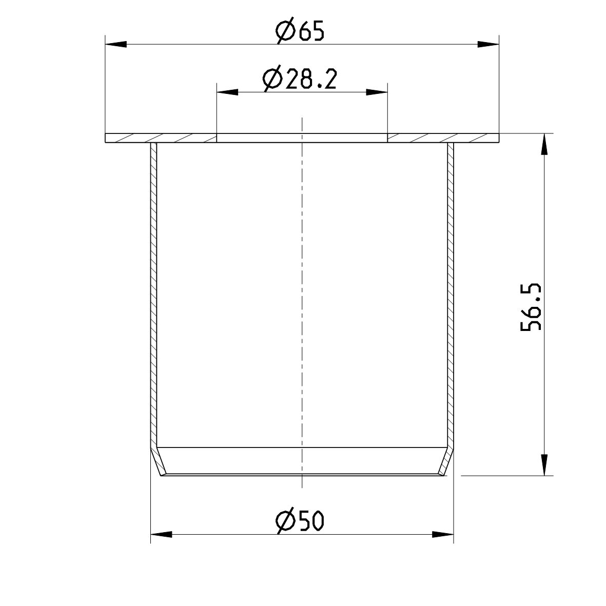 Line drawing of an other product from the series Flow Control Unit.