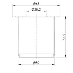 Line drawing of an other product from the series Flow Control Unit.
