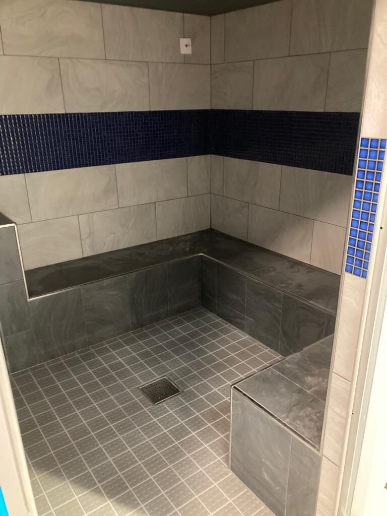 Abraham Moss sauna drain